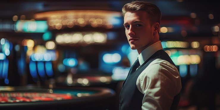 Antarmuka Bandar Poker di aplikasi mobile gempa toto menampilkan meja permainan langsung